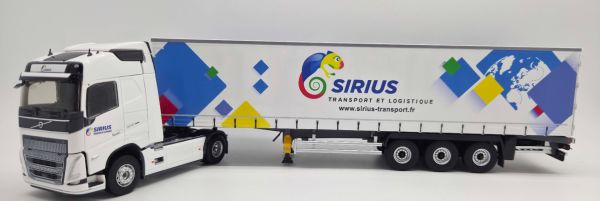 ELI118807 - VOLVO FH 4x2 2020 with 3-axle curtained tautliner trailer SIRIUS Transport et Logistique - 1