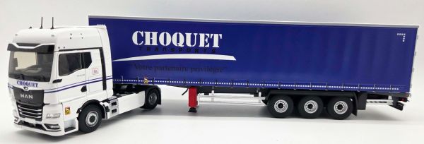 ELI118883 - MAN TGX GX 4x2 with 3-axle curtain-sider trailer (Transports CHOQUET) - 1