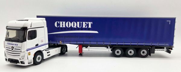 ELI118884 - MERCEDES-BENZ Actros 5 4x2 with 3-axle curtain-sider trailer (Transports CHOQUET) - 1