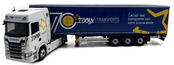ELI118917 - SCANIA S 500 4x2 with 3-axle Tautliner trailer – Transports IDOUX 70th Anniversary - 1