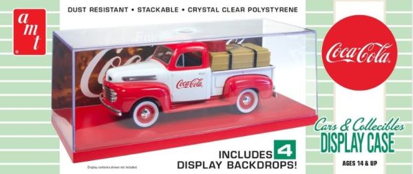 AMT1199/12 - Red base display case with Coca-Cola - 1