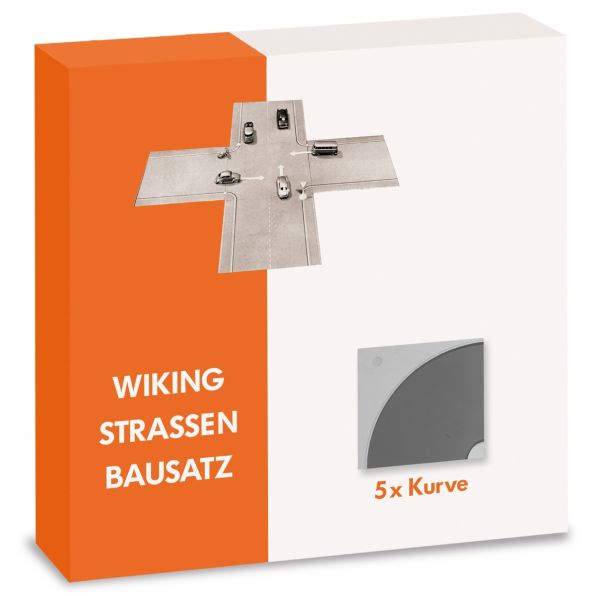 WIK119903 - 5 road pieces - bend - 1
