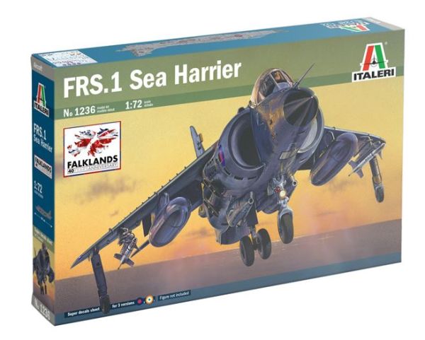 ITA1236 - SEA HARRIER FRS.1 fighter jet to assemble and paint - 1