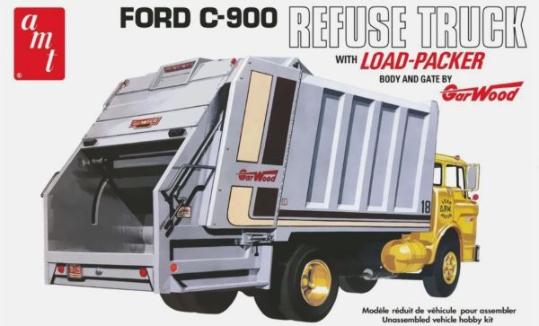 AMT1247/12 - FORD C-900 4x2 garbage truck to assemble and paint - 1