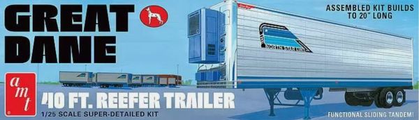 AMT1249/06 - 2-axle refrigerated trailer - GREAT DANE to assemble and paint - 1