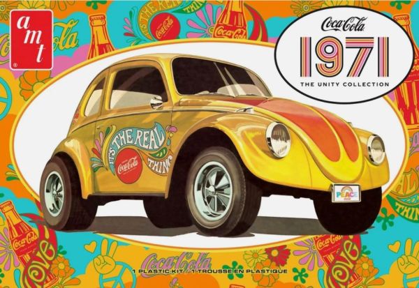 AMT1284M/12 - 1971 VOLKSWAGEN Superbug - COCA-COLA to assemble and paint - 1