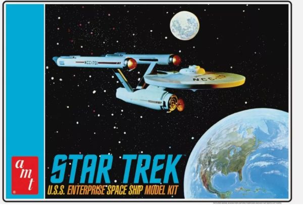 AMT1296/12 - U.S.S. Enterprise Space Ship - STAR TREK to assemble and paint - 1