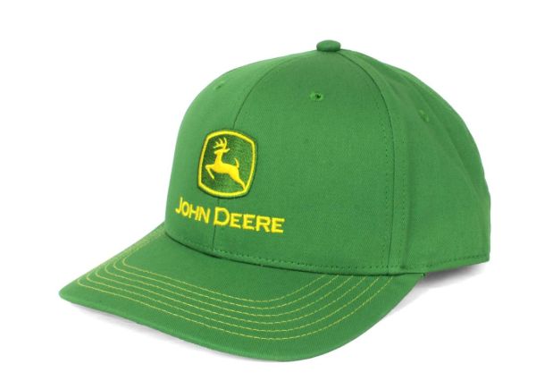 JA1308-0927-GR - JOHN DEERE Green Cap with Yellow Logo - 1