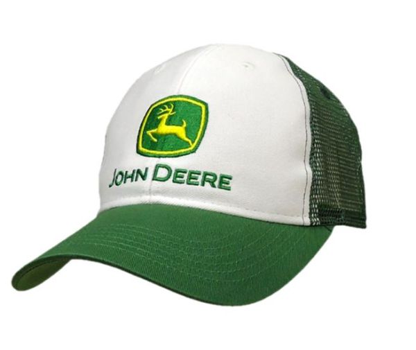 MC13080002WH - Green and white mesh cap JOHN DEERE - 1