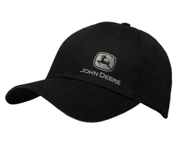 MC13080428BK - Black cap with JOHN DEERE logo - 1