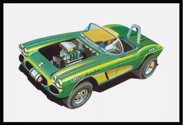 AMT1318/12 - CHEVROLET Corvette 1962 to assemble and paint - 1