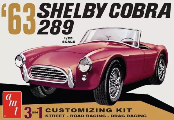 AMT1319/12 - SHELBY Cobra 289 1963 to assemble and paint - 1