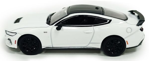 GREEN13370-F - 2024 Ford Mustang White GL Muscle Series, still in blister pack - 1