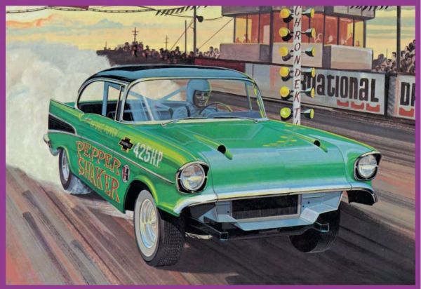 AMT1360/12 - CHEVROLET Bel Air - Pepper Shaker 1957 to assemble and paint - 1