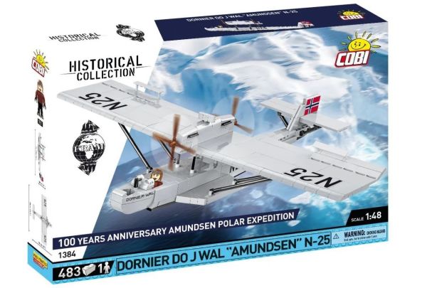 COB1384 - Seaplane DORNIER DO JA WAL - AMUNDSEN No. 25 - 483 Parts - 1