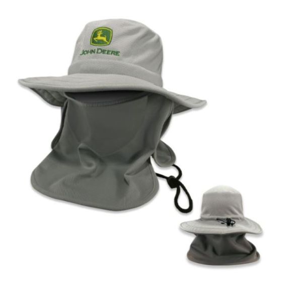 MC14433325IV - Grey hat with adjustable panels JOHN DEERE - 1