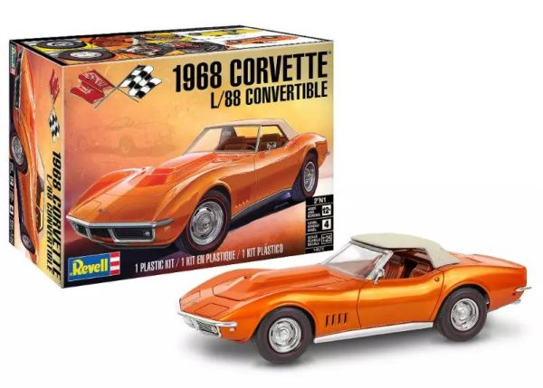 REV14572 - 1968 Orange CORVETTE L/88 Convertible - To Build and Paint - 1