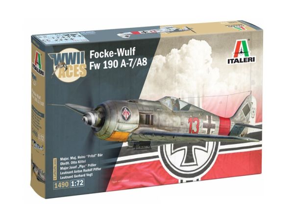 ITA1490 - FOCKE-WULF FW-190 A-8/F military aircraft to assemble and paint - 1