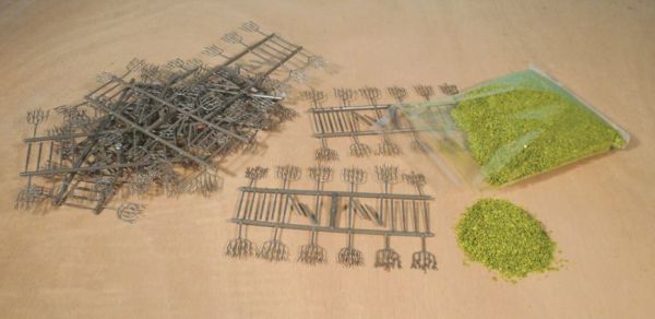 HEK1535 - Vine kit with flocking - 120 pieces - 1