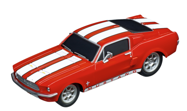 CARRERA15817085-A - Red and white 1967 Ford Mustang (friction-powered) - 1