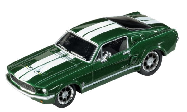 CARRERA15817085-C - Green and white 1967 Ford Mustang (friction-powered) - 1