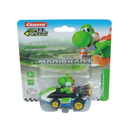 CARRERA15818316 - MARIO KART friction karting in blister pack - Yoshi - 1