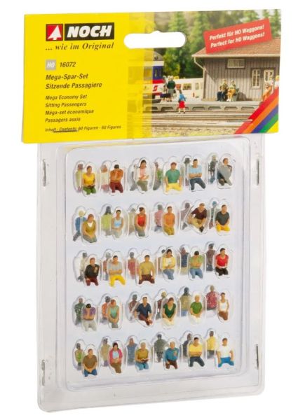 NOC16072 - Economy set of 60 seated figurines - 1