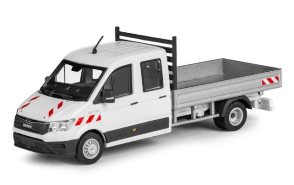 CON1616/02 - MAN TGE 4x2 tipper white - 1