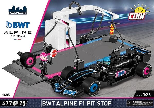 COB1685 - BWT ALPINE F1 - Pit Stop - 477 pieces - 1