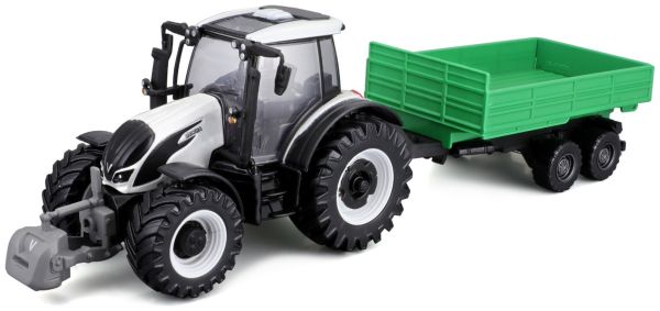 BUR31676 - VALTRA N174 white with trailer - 1