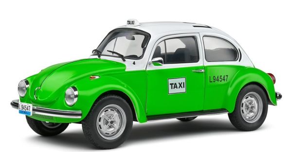 SOL1800521 - VOLKSWAGEN Beetle 1303 1974 Mexican Taxi Green and White - 1