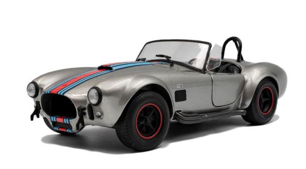 SOL1804913 - SHELBY Cobra 427 MKII Solido Works M Racing 1965 Silver - 1