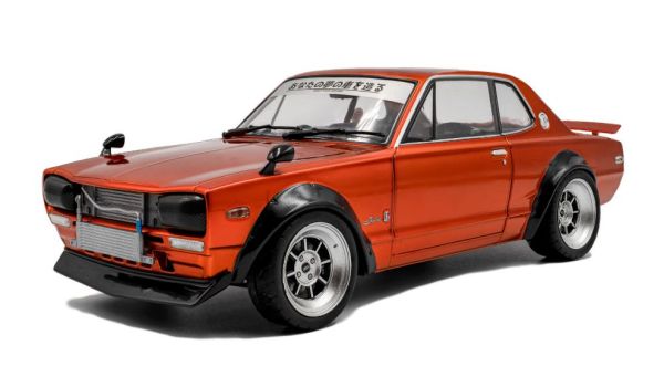 SOL1813003 - NISSAN Skyline C10 - HAKOSUKA SOLIDO WORKS 1970 Metallic Orange - 1