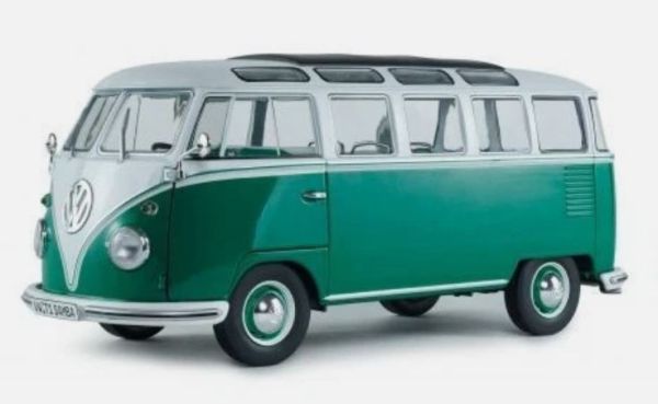 SOL1813403 - 1962 Volkswagen Type 1 Samba Green and White - 1