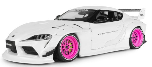 SOL1815502 - TOYOTA GR Supra Liberty Walk Body Kit 2025 White and Pink - 1