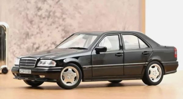 NOREV183381 - 1993 Mercedes-Benz C36 AMG Obsidian Black Metallic - 1
