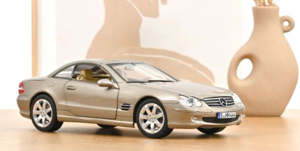 NOREV183843 - MERCEDES-BENZ SL 500 2003 Travertine Beige - 1