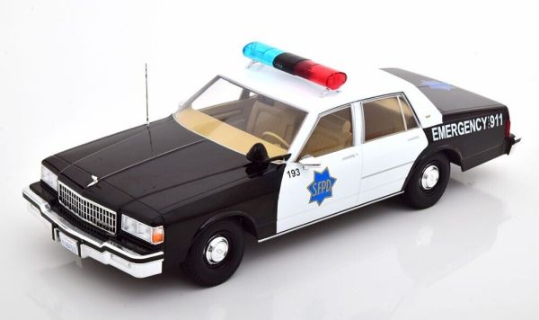 MOD18389 - CHEVROLET Caprice S.F.P.D. 1987 Black and white - 1