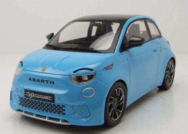 MOD18499 - FIAT 500e Abarth 2024 Light Blue - 1