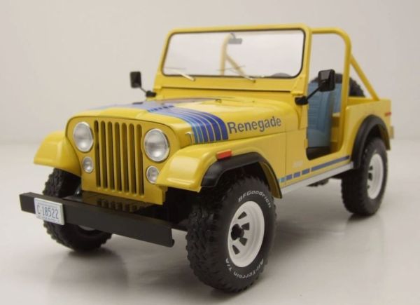 MOD18552 - JEEP CJ-7 Renegade 1980 Light Yellow - 1