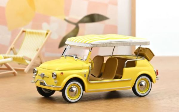 NOREV187790 - 1965 Fiat 500 Jolly Yellow - 1