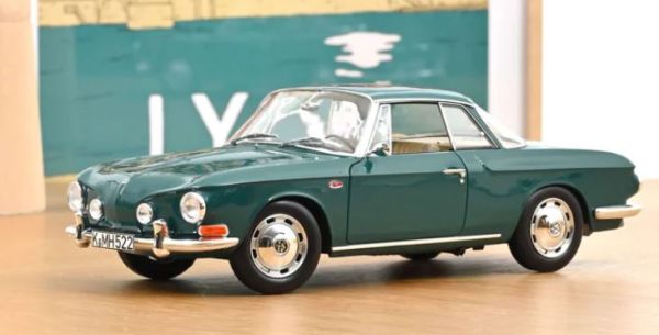 NOREV188648 - 1963 Volkswagen Karmann Ghia 1500 smaroon green - 1