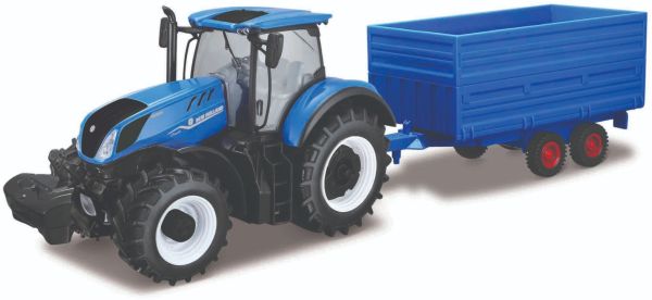 BUR44067 - NEW HOLLAND T7.315 HD with trailer - 1