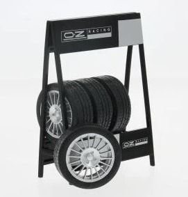 IXO18SET030W - Satz mit 4 OZ-Reifen mit grauen Felgen - 1