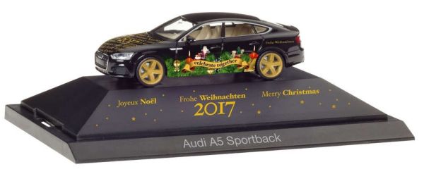 HER102117 - AUDI A5 Sportback HERPA Christmas 2017 - 1