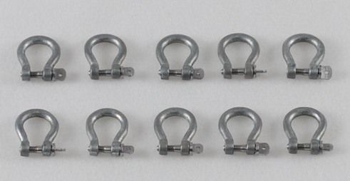 YCC635 - Lot of 10 Shackles 150/200 Tons (threaded with bolts) - 1