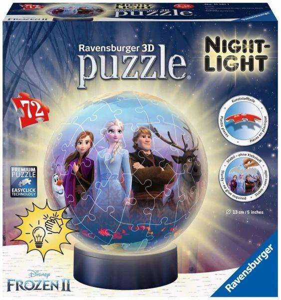 RAV111411 - Nightlight 3D Puzzle 72 Pieces Frozen - 1