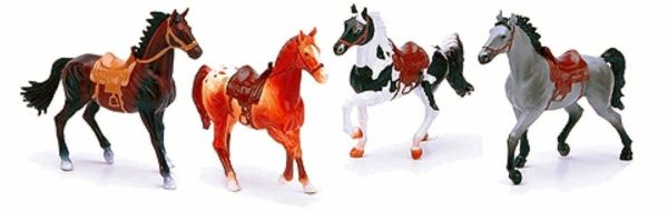 NEW05593A - Lot of 4 Horses - 1