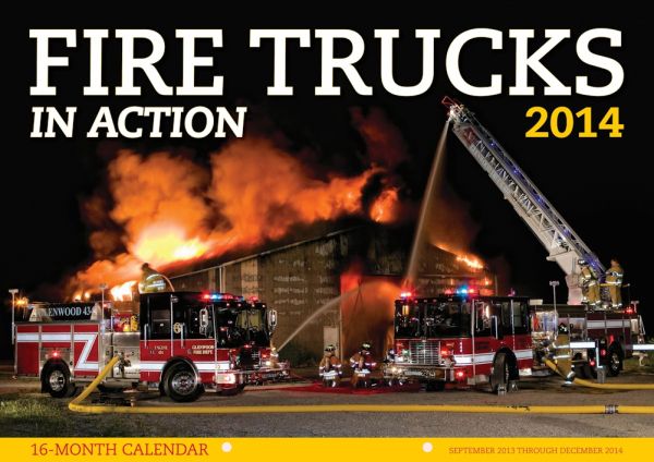 CAL211561 - 2014 American FIRE truck calendar - 1