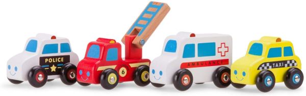 NCT11930 - Set of 4 Wooden Vehicles - 1